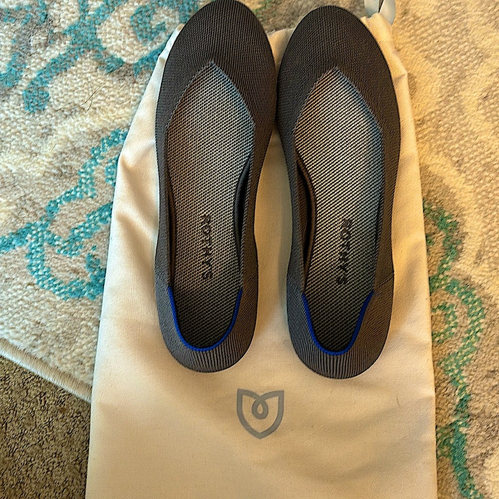 New with bag- ROTHYS round size 9 grey